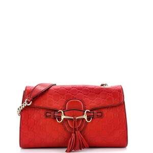 Emily Chain Flap Bag Guccissima Leather #258441G10B